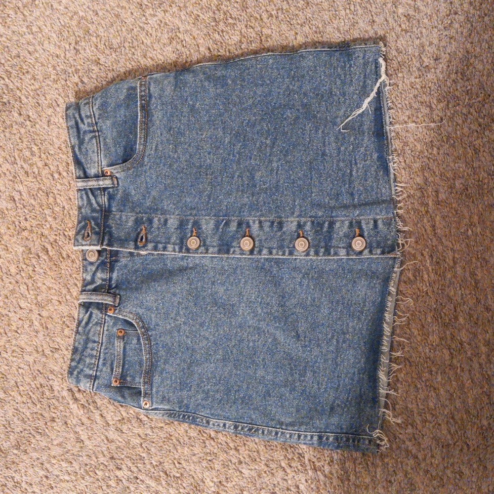NWOT Dex Blue Denim Skirt
